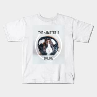 The Hamster is Online Kids T-Shirt